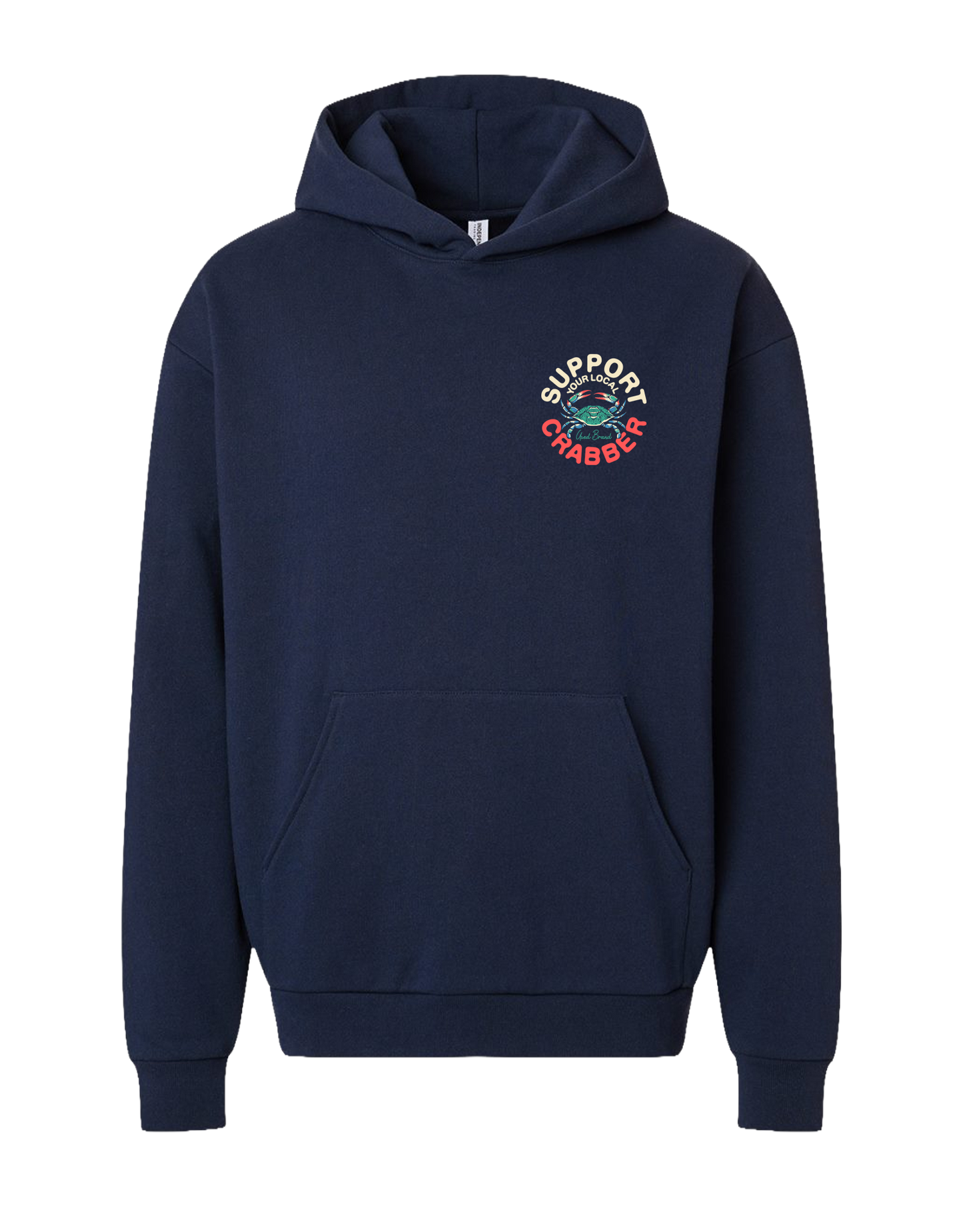 Support Your Local Crabber Hoodie
