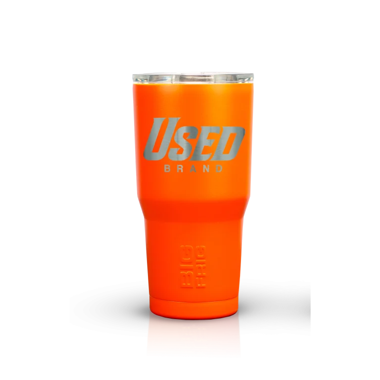 UsedBrand_PrimaryLogo_Laser_20ozOrange