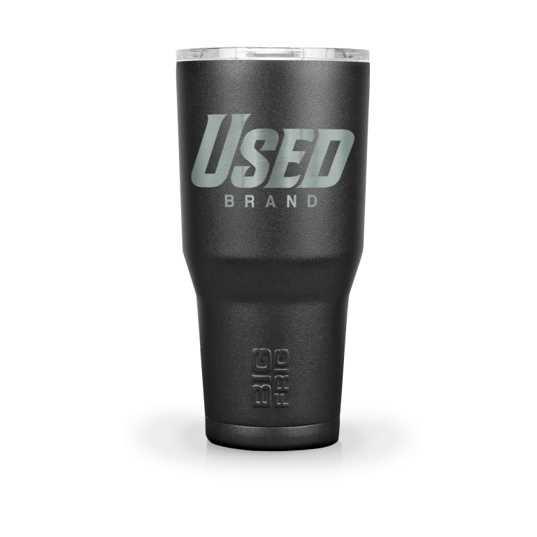 UsedBrand_PrimaryLogo_Laser_30ozBlack